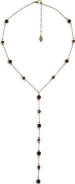 MANGO Crystal Y-Necklace