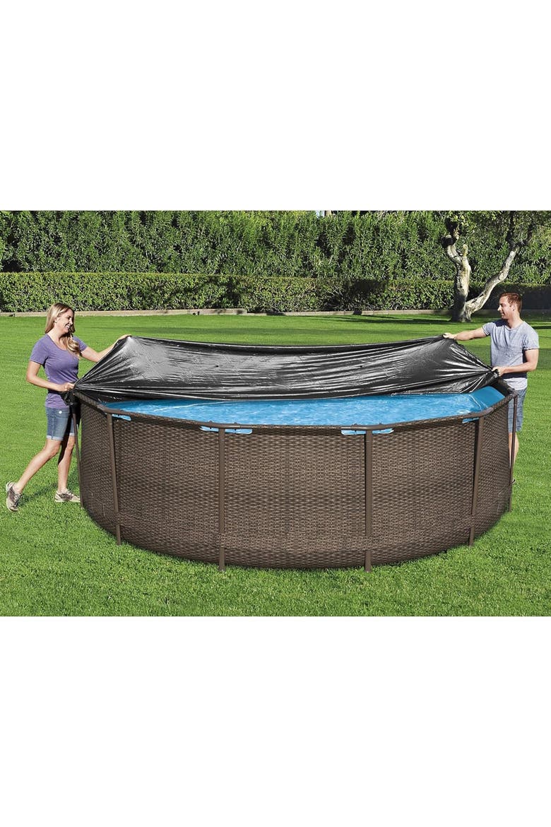 Round Pool Cover, Alternate, color, Multicolored