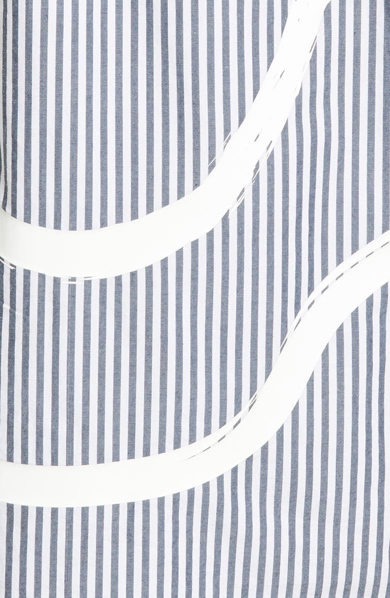LEE JEANS Smiley<sup>®</sup> x Lee Smiley Stripe Long Sleeve Button-Up Shirt, Alternate, color,