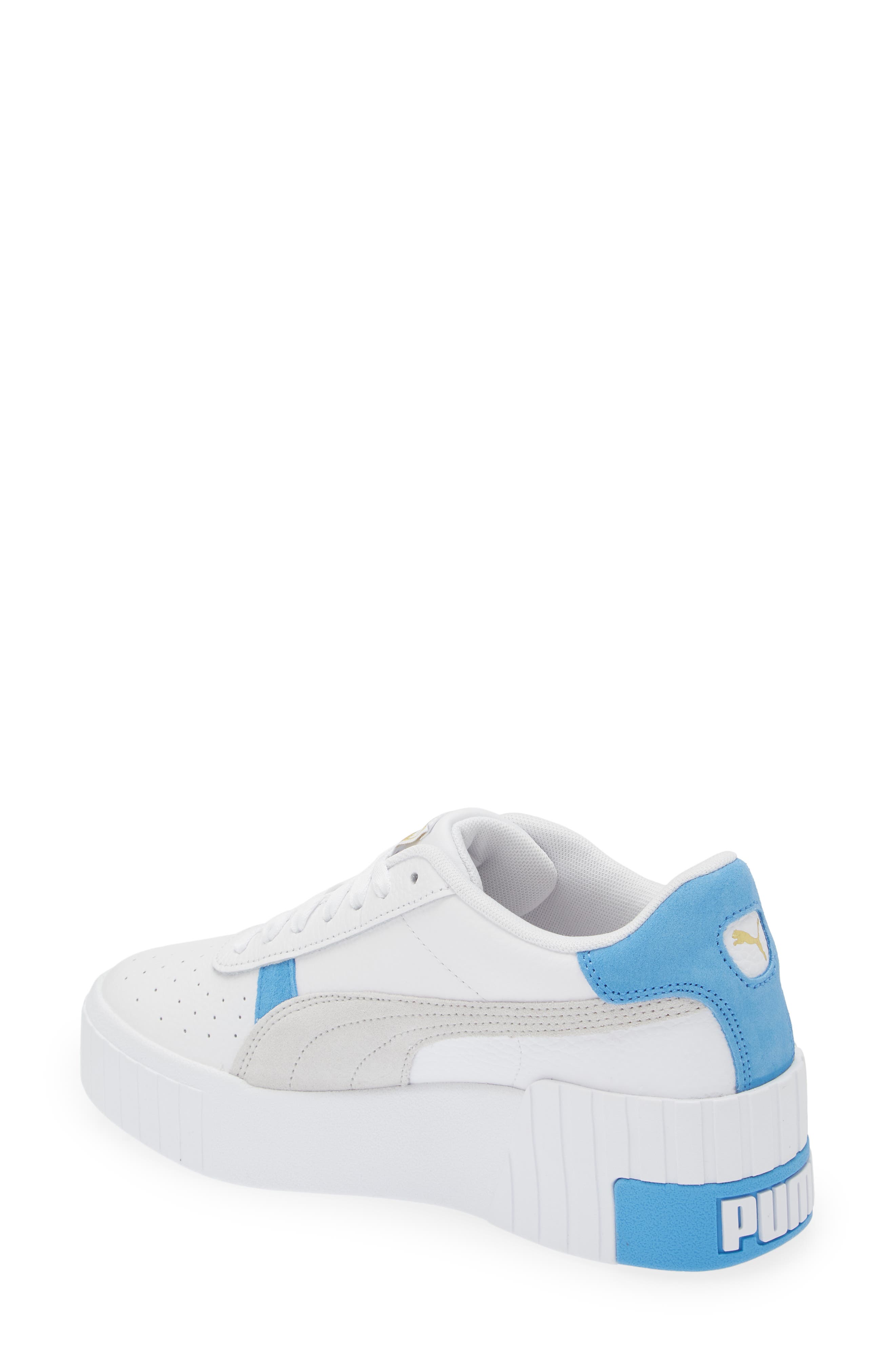 Cali Wedge Sneaker, Alternate, color, WHITE