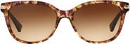 COACH 57mm Retro Sunglasses