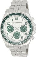 Lucky Brand Round Chronograph Analog Watch, 44mm