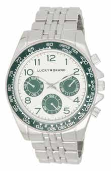 Round Chronograph Analog Watch, 44mm