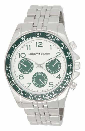 Round Chronograph Analog Watch, 44mm