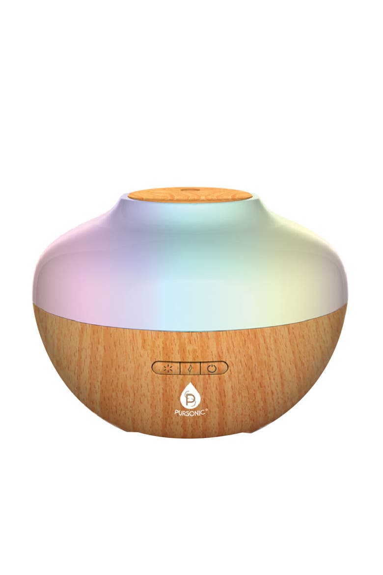 Essential Oil Diffuser, Main, color, Brown