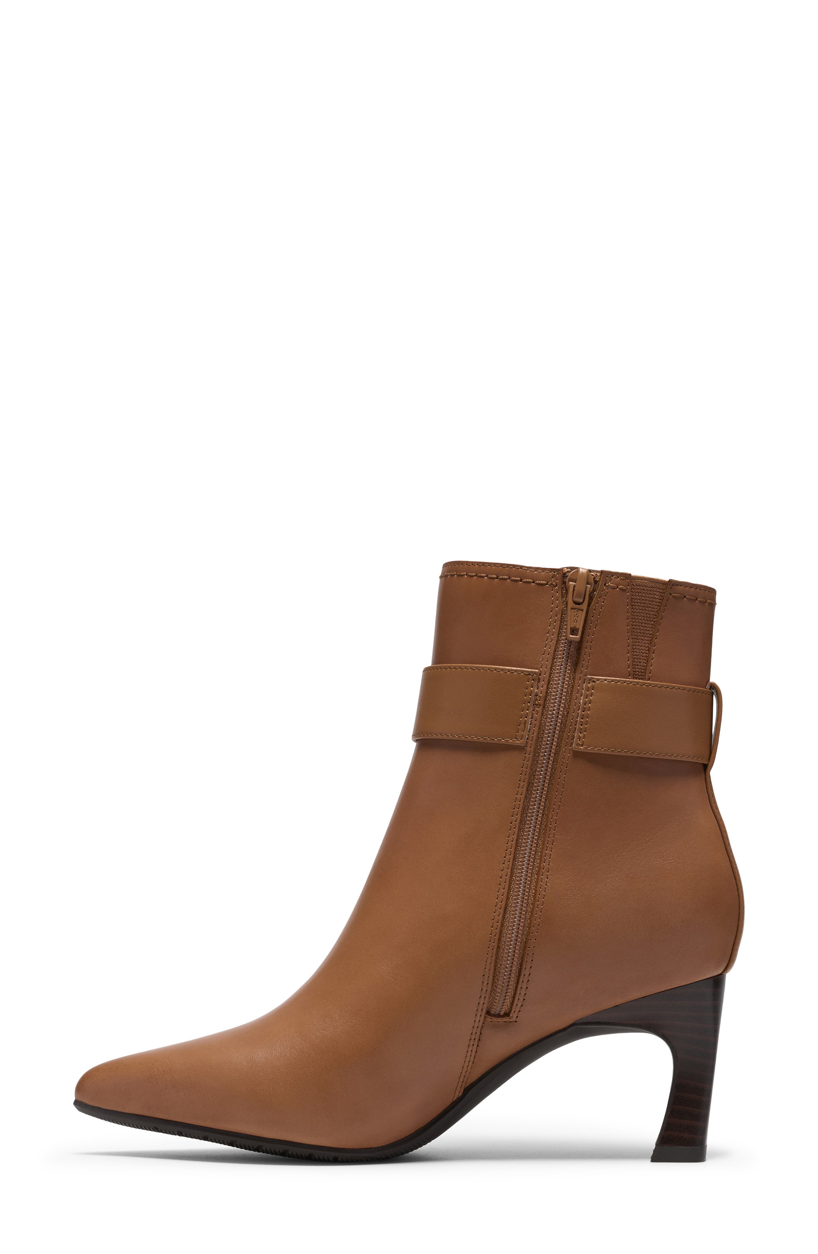 Tammitha Nora Leather Bootie, Alternate, color, TAN LEATHER