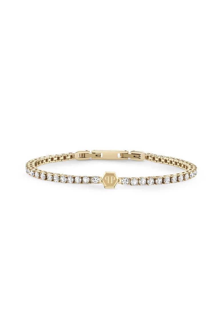 Bracelet Plein Tennis Royal Women, Main, color, gold+crystal