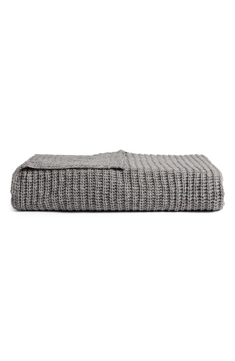 Marled Cotton Throw Blanket