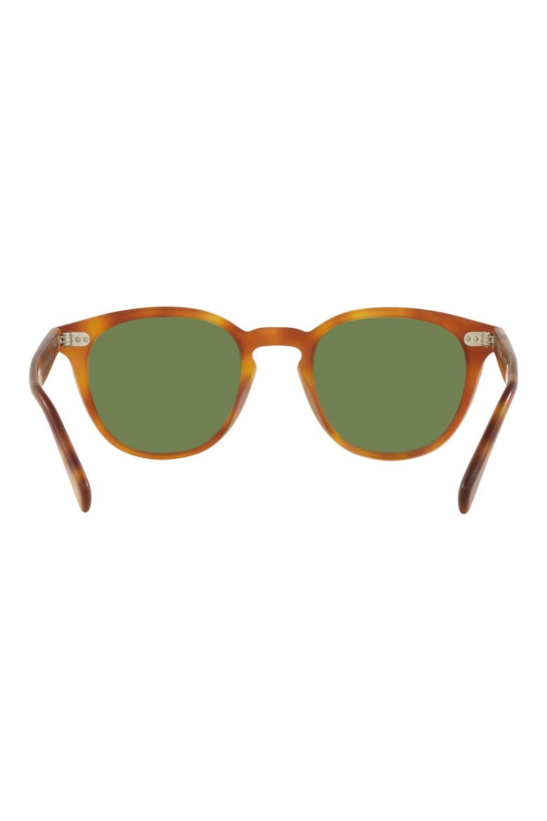 Desmon 50mm Phantos Sunglasses, Alternate, color, LT BROWN