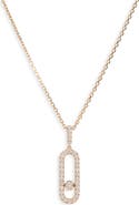 Messika Move Uno Pavé Pendant Necklace