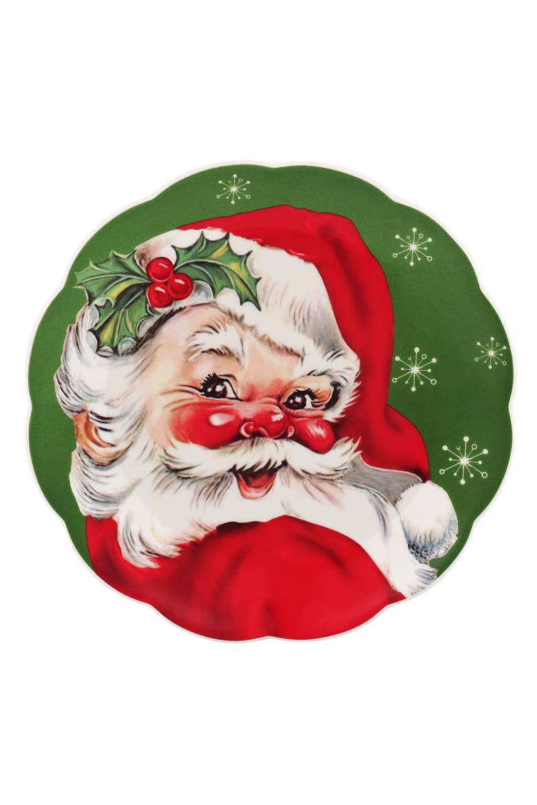 8 in. Set of 4 Nostalgic Ceramic Character Plates - Classic, Alternate, color, Multicolor