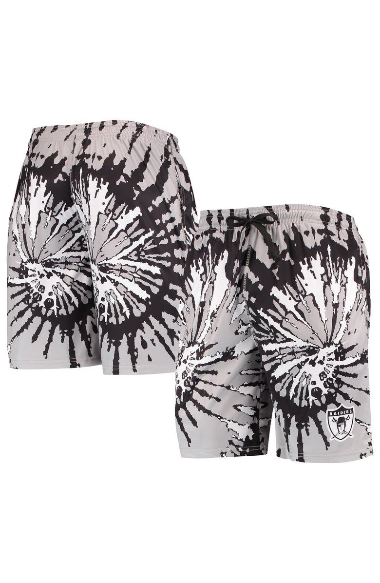 FOCO Men's FOCO Silver Las Vegas Raiders Retro Static Mesh Lounge Shorts, Main, color, 