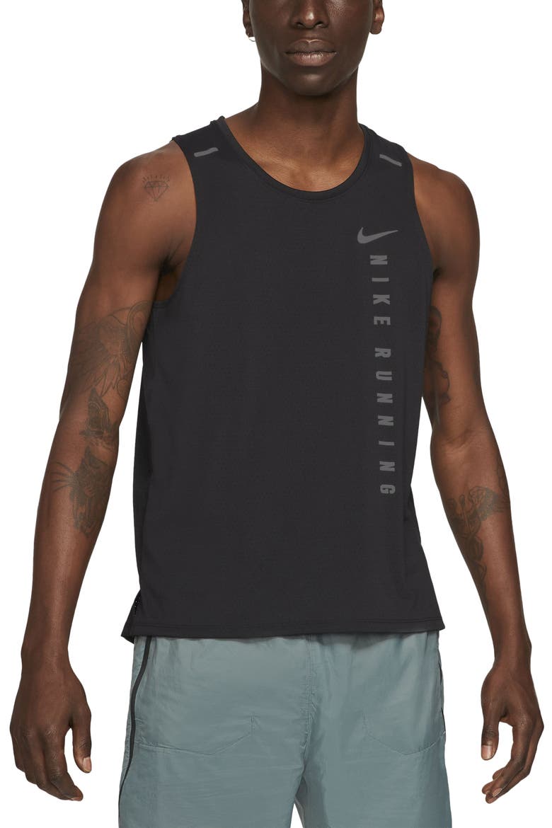 Dri-FIT Miller Run Division Tank, Main, color, BLACK/ BLACK/ REFLECTIVE SILV