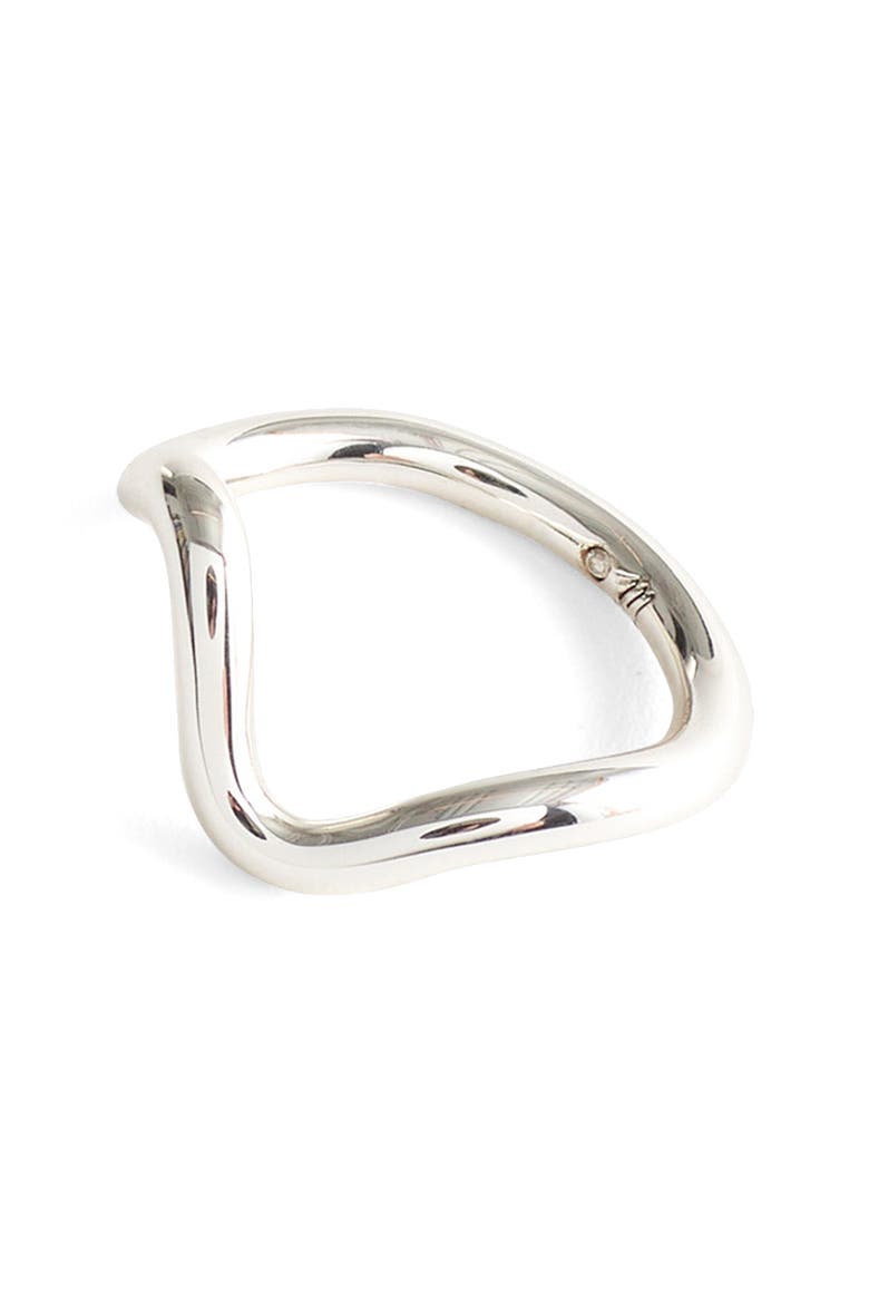 Wavy Ring, Main, color, WARM SILVER