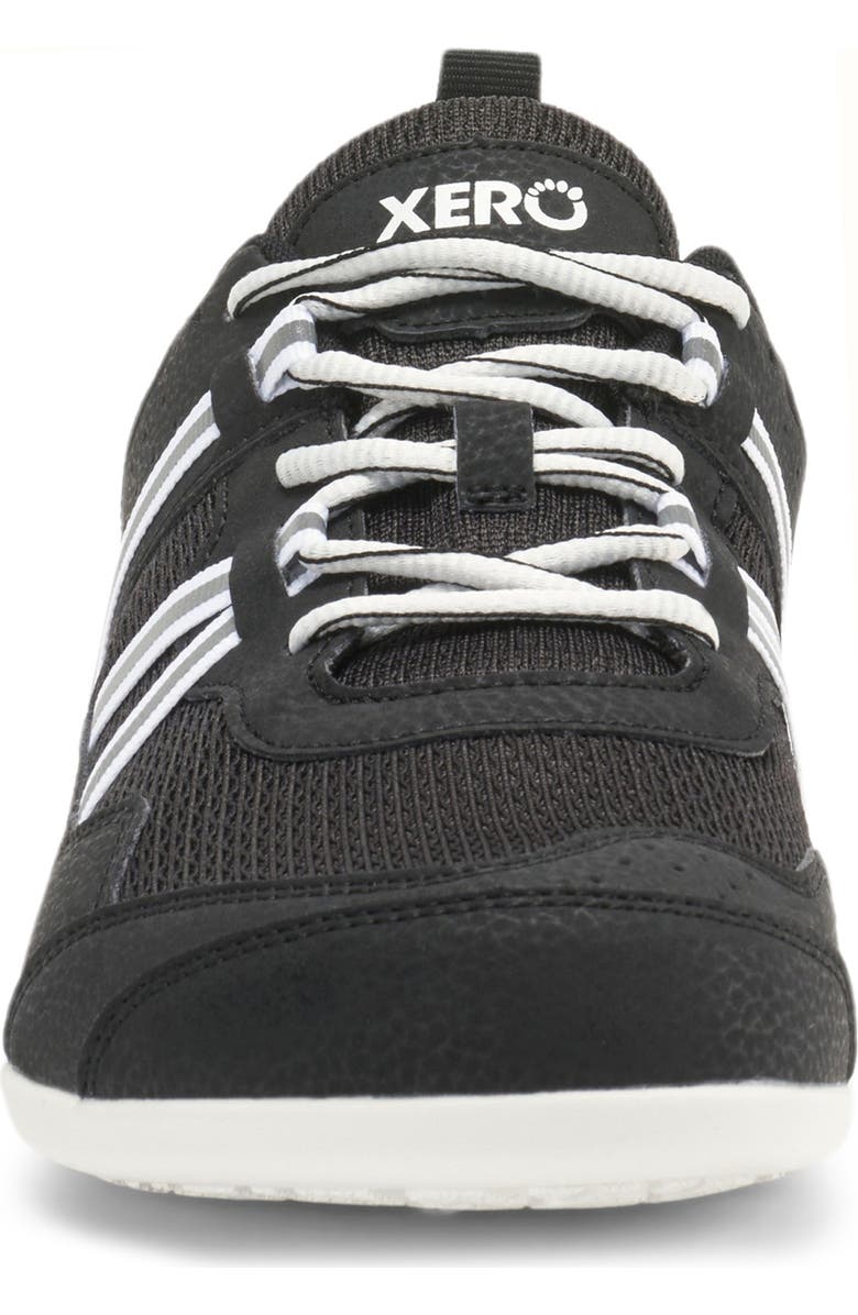 XERO SHOES Prio Barefoot Sneaker, Alternate, color, Black / White