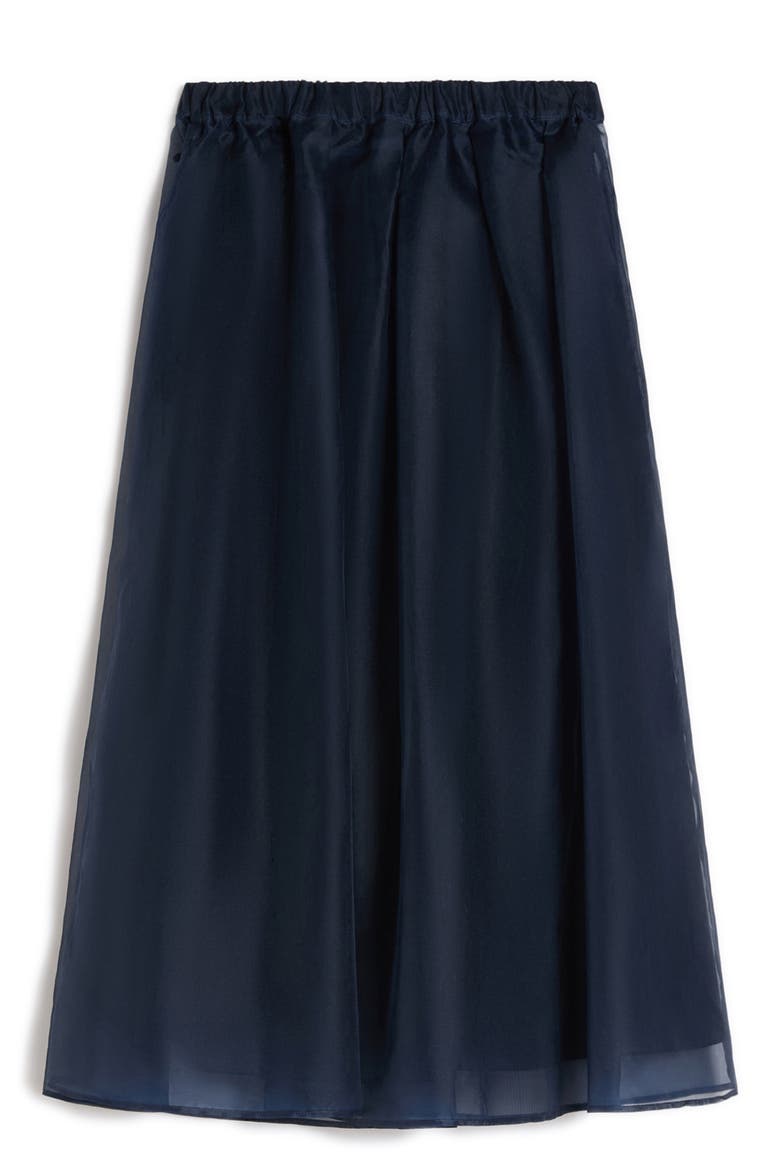 Visino Silk Skirt, Alternate, color, NAVY