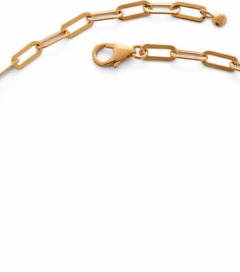 Deco Paper Clip Chain Necklace