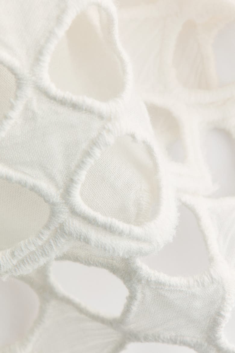 Tiered Eyelet Embroidery Skirt, Alternate, color, Cream