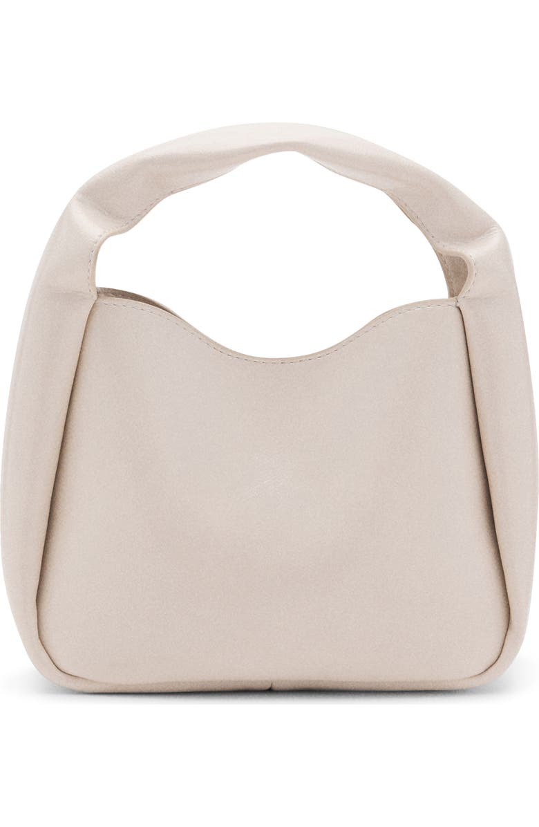 MANGO Mini Faux Leather Top Handle Bag, Main, color, Off White