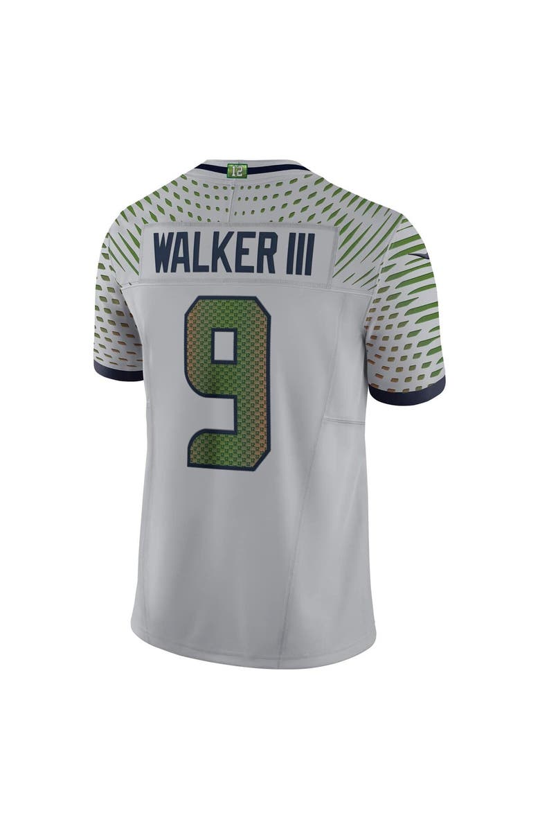 Nike Men's Nike Kenneth Walker III Wolf Gray Seattle Seahawks 2025 Rivalries Collection Limited Jersey, Alternate, color, Gray