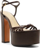 Schutz Tara Platform Ankle Strap Sandal