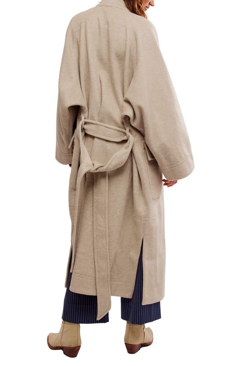 Free People Alma Long Duffle Coat, Alternate, color,