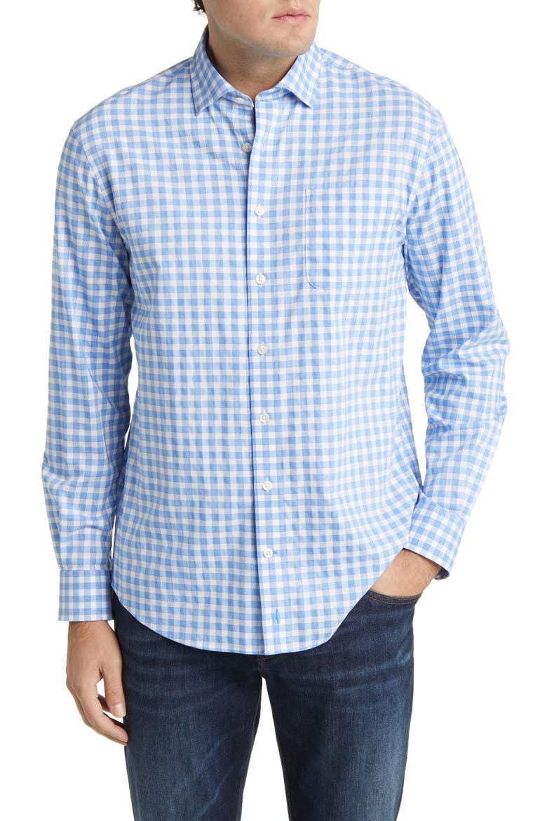 Allworth PREP-FORMANCE Check Button-Up Shirt, Main, color, TAHITIAN
