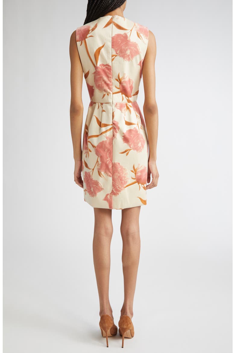 Floral Print Sleeveless Sheath Dress, Alternate, color, PINK MULTI