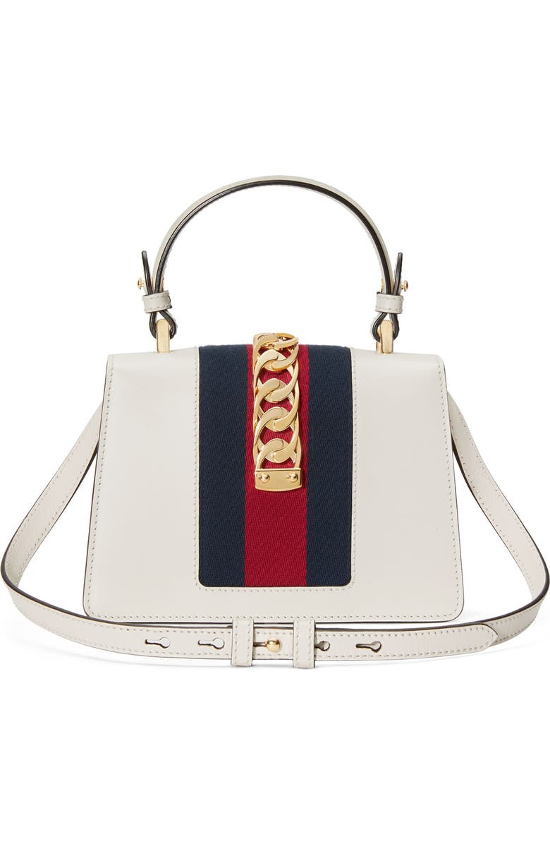 Gucci Mini Top Handle Leather Shoulder Bag, Alternate, color,