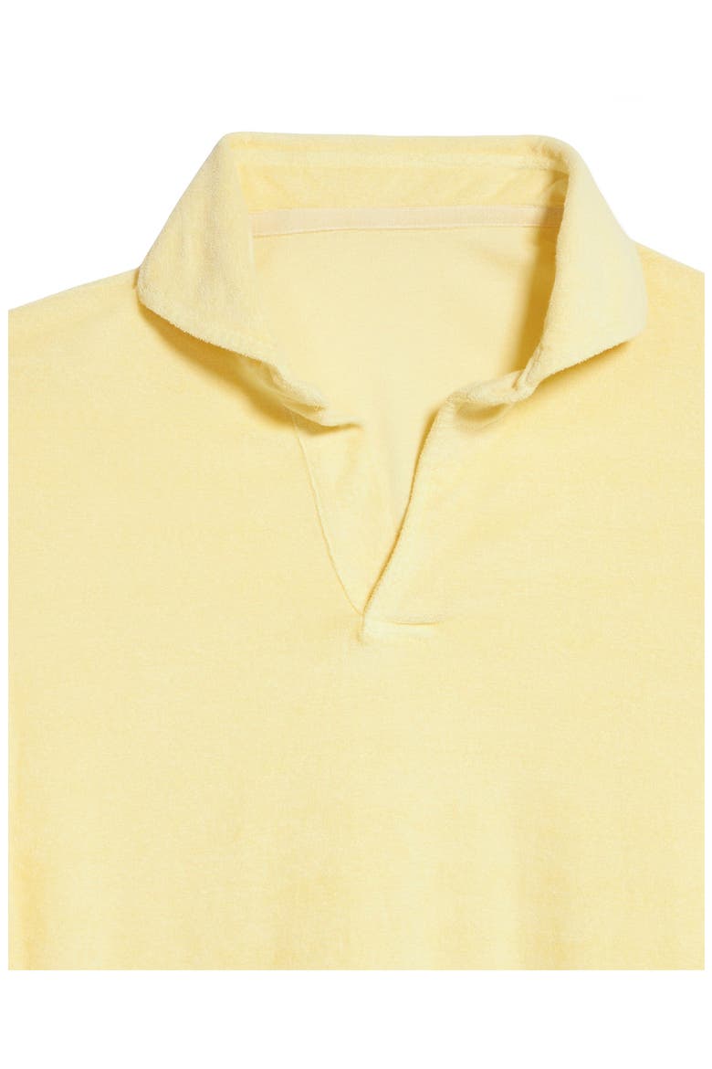 Sullivan Terry Cloth Jersey Polo, Alternate, color, LEMON