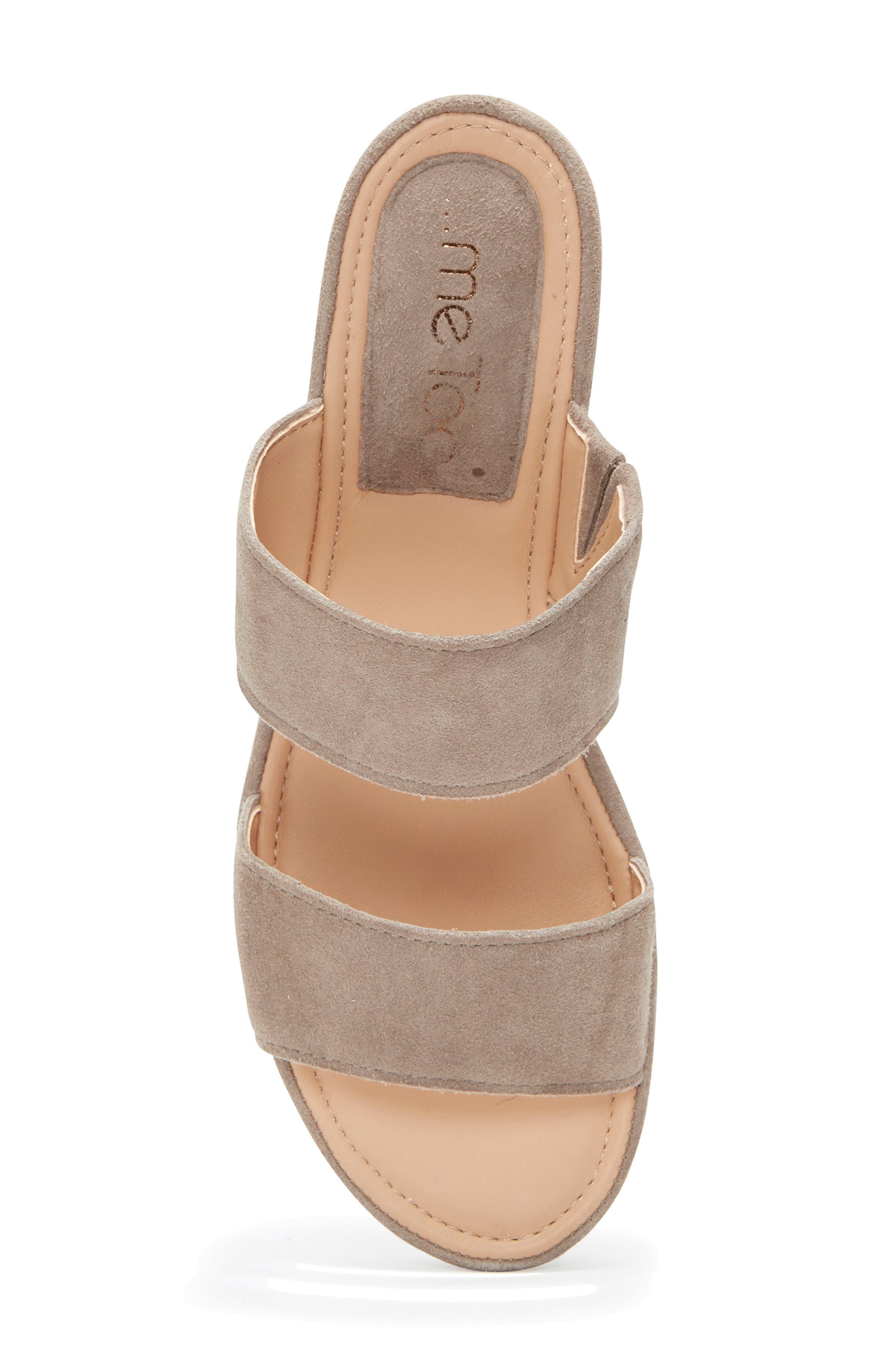 Albany Wedge Sandal, Alternate, color, ALPACA SUEDE