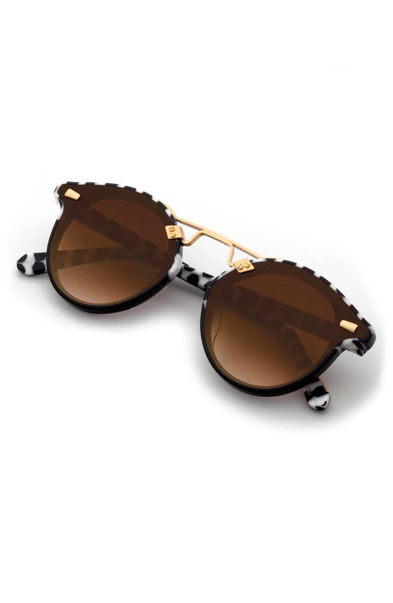 KREWE St. Louis 62.5mm Gradient Oversize Round Sunglasses, Alternate, color, 