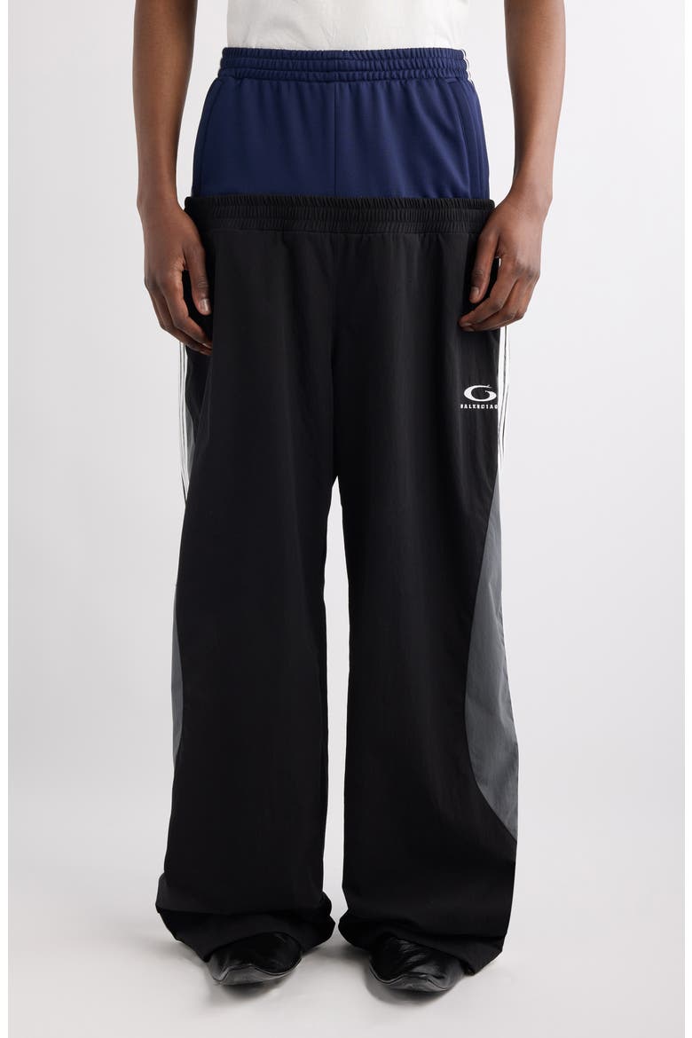 Balenciaga Layered Side Stripe Track Pants (Men) | Nordstrom