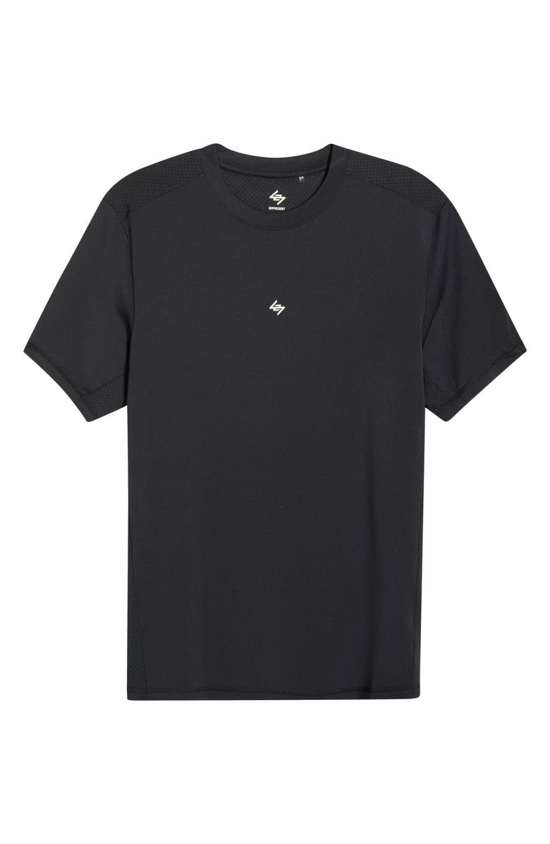 Represent 247 Numbers Performance T-Shirt, Main, color, Jet Black