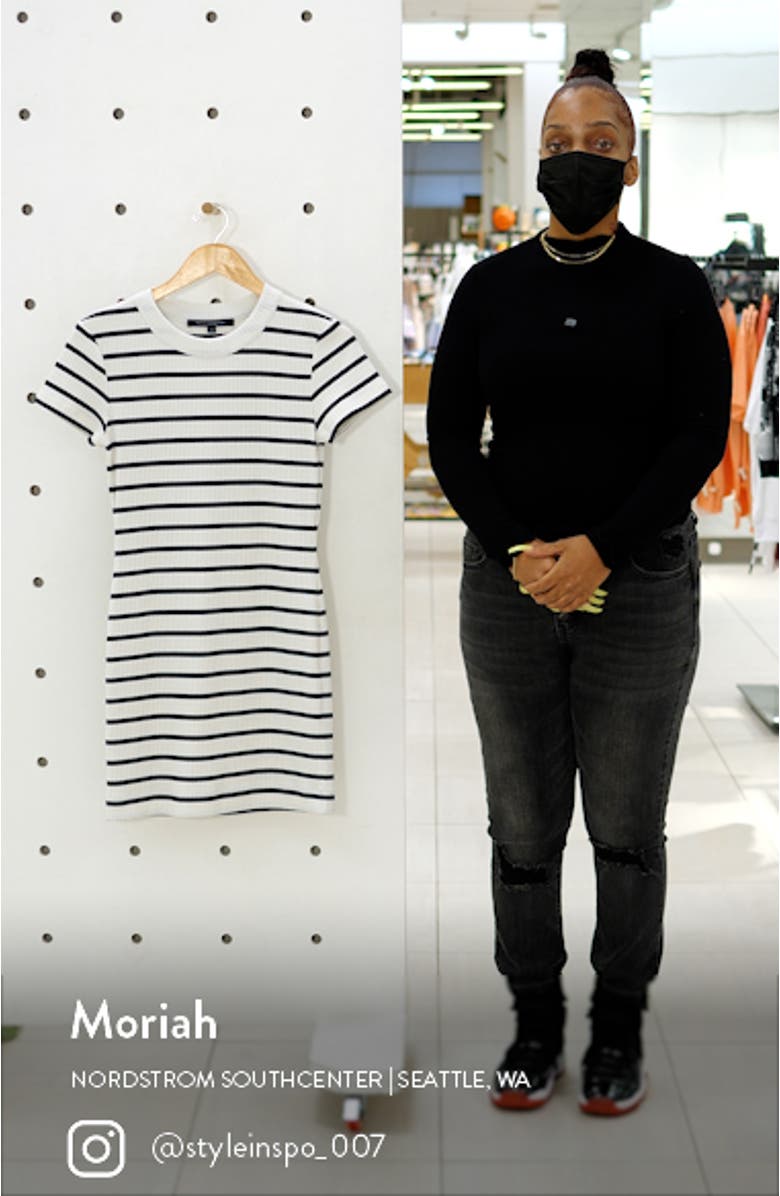 Tommy Ribbed T-Shirt Dress, sales video thumbnail