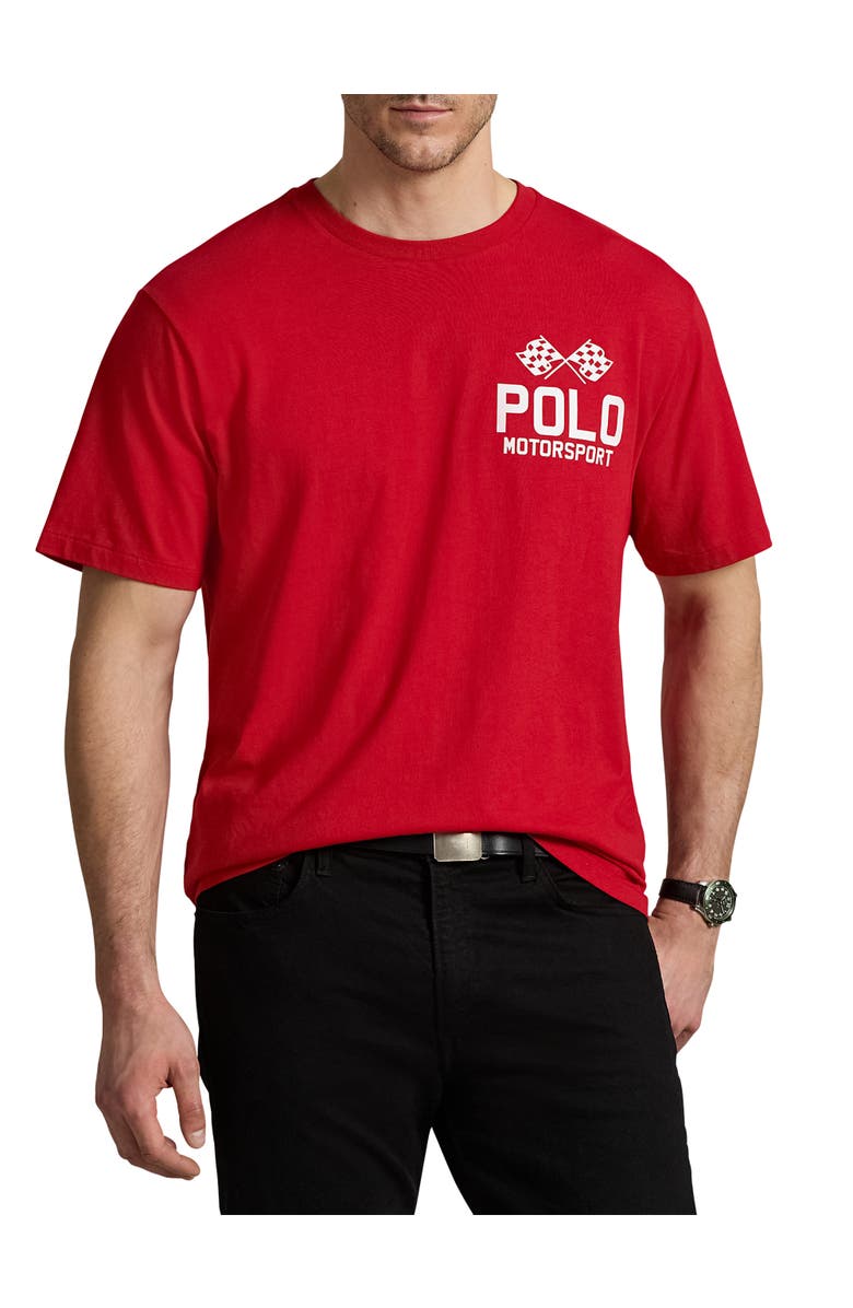 Polo Ralph Lauren Big & Tall Motorsport Graphic Tee, Main, color, Rl2000 Red