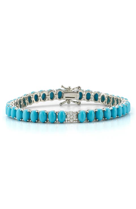 5.5mm Turquoise Tennis Bracelet