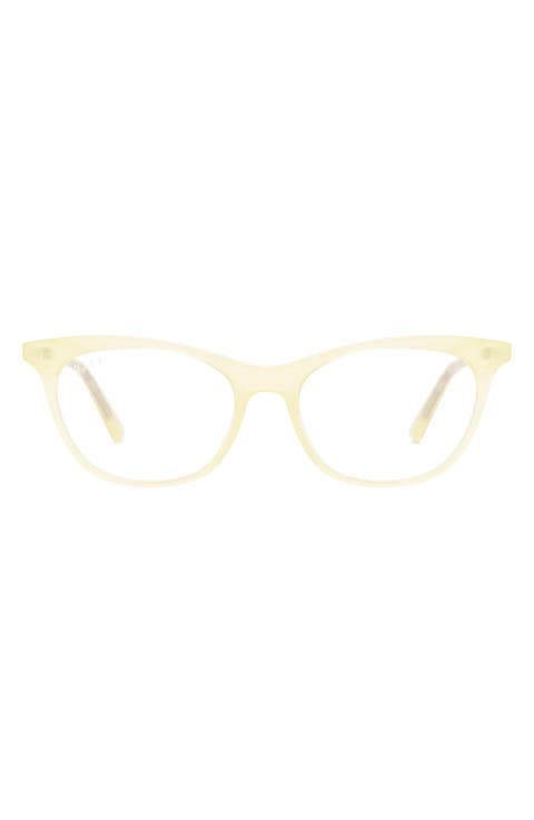 Jade 51mm Blue Light Blocking Cat Eye Glasses