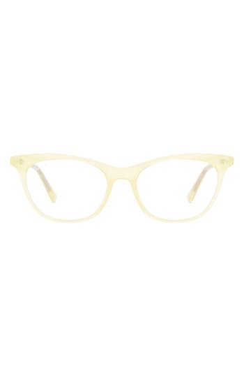 Diff Jade 51mm Blue Light Blocking Cat Eye Glasses In Multi
