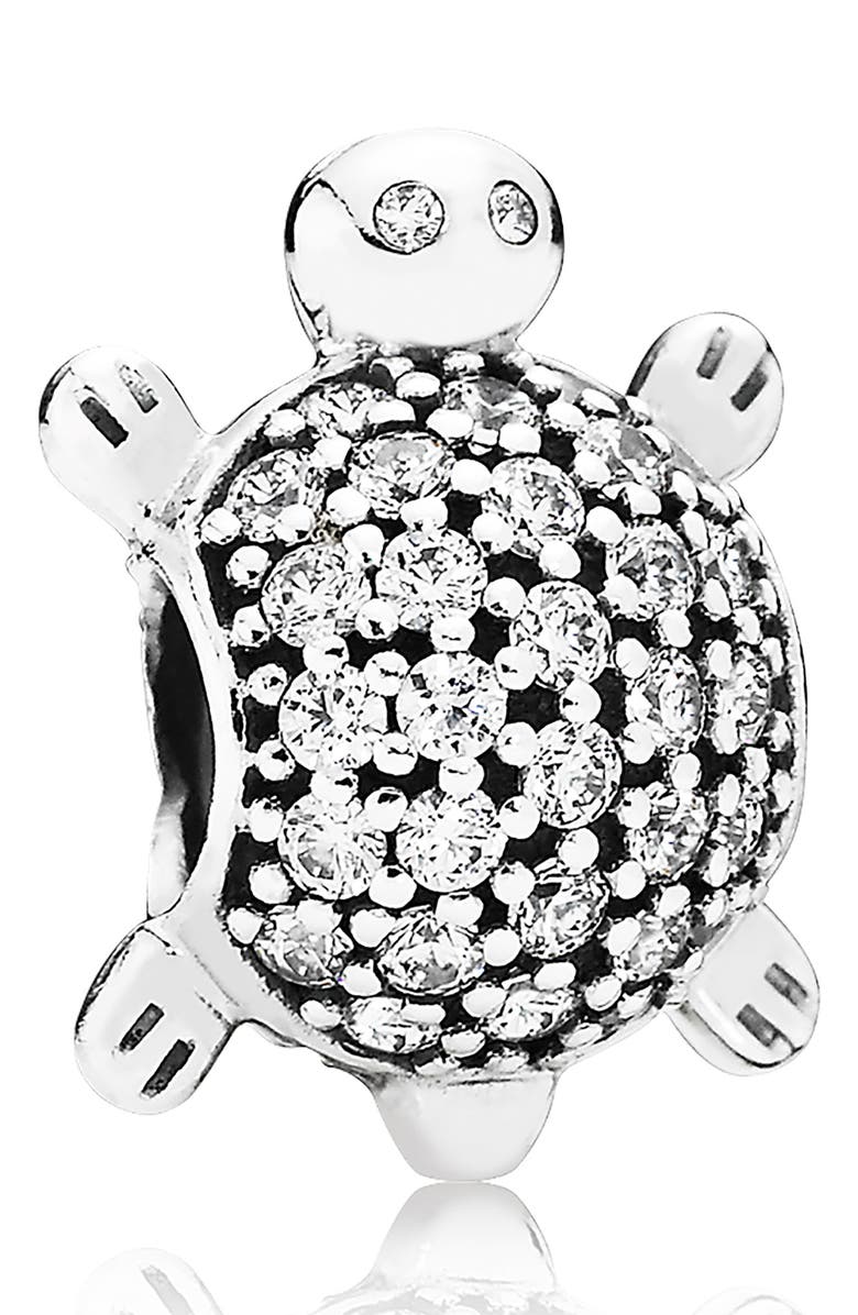 PANDORA Sea Turtle Charm, Main, color,