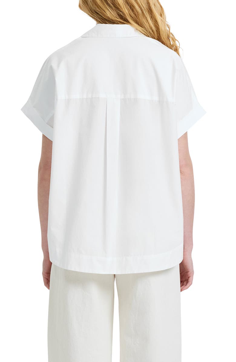 French Connection Cotton Poplin Popover Top, Alternate, color, 