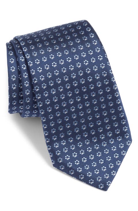 Geometric Silk Tie