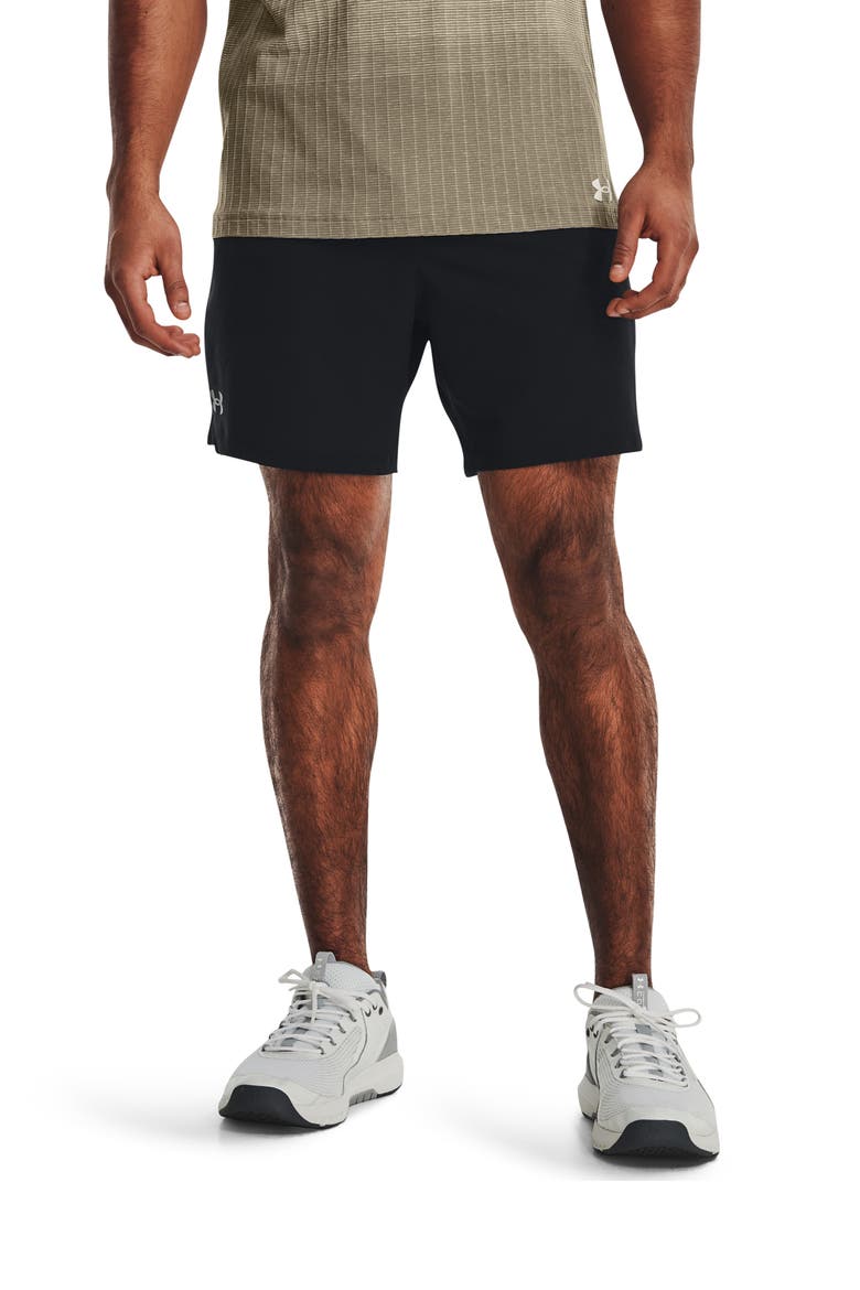 UA Vanish Woven 6-Inch Athletic Shorts, Main, color, 001 BLACK