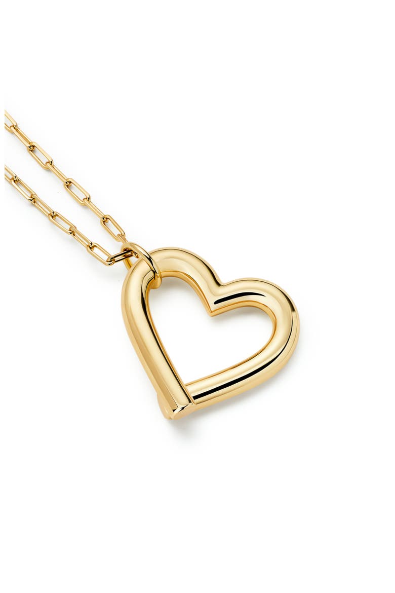 Heart Necklace - Delilah, Alternate, color, Gold