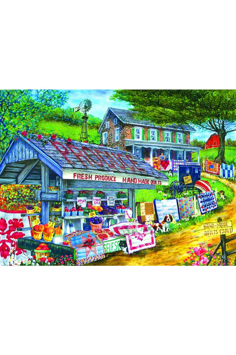 Handmade Quilts 1000 piece Jigsaw Puzzle for Adults, Alternate, color, Multicolor