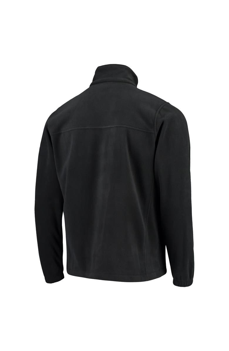Columbia Men's Columbia Black Georgia Bulldogs Flanker III Fleece Team Full-Zip Jacket, Alternate, color,
