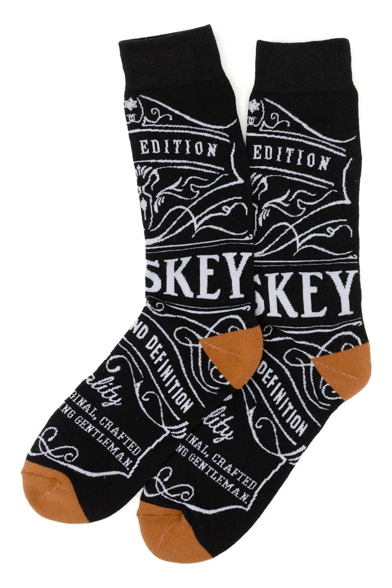 3-Pack Gentlemen's Night Out Crew Socks, Alternate, color, BLACK MULTI