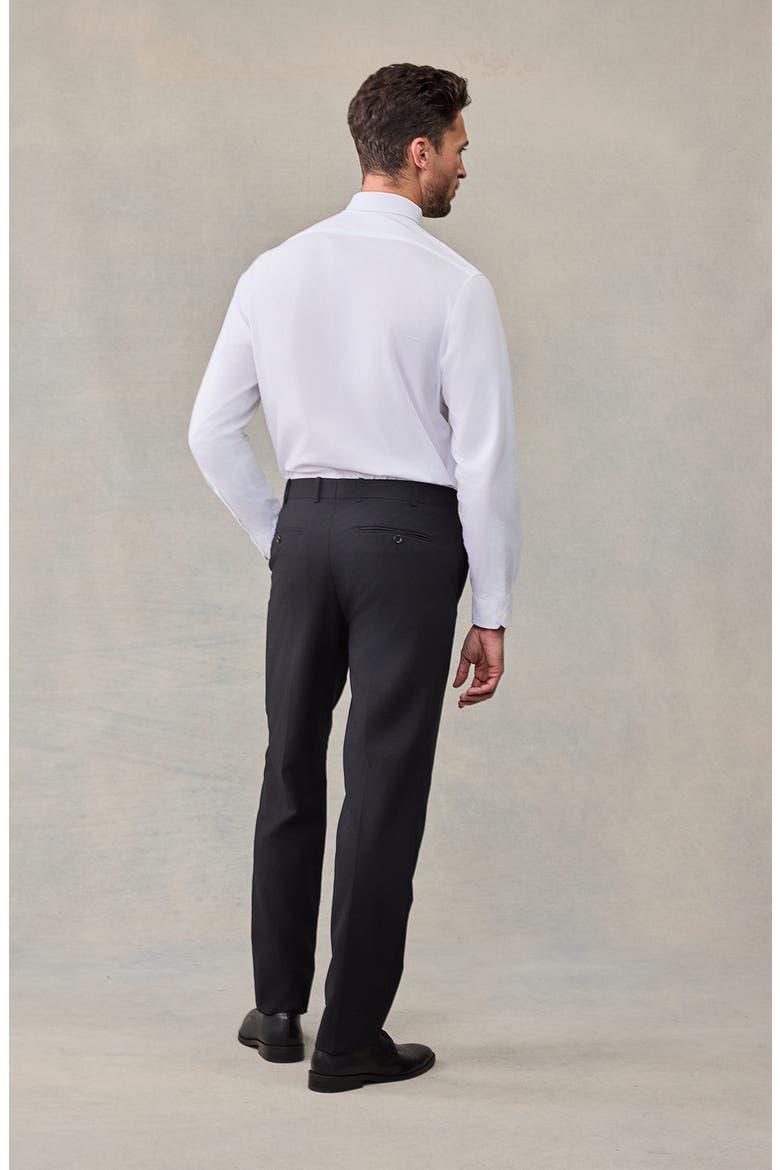 Essential Slim Fit Suit Pants, Alternate, color, Black