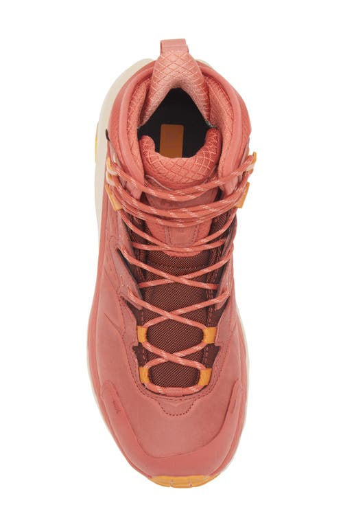 Hoka Kaha 2 Gtx Waterproof Hiking Boot In Hot Sauce/shifting Sand
