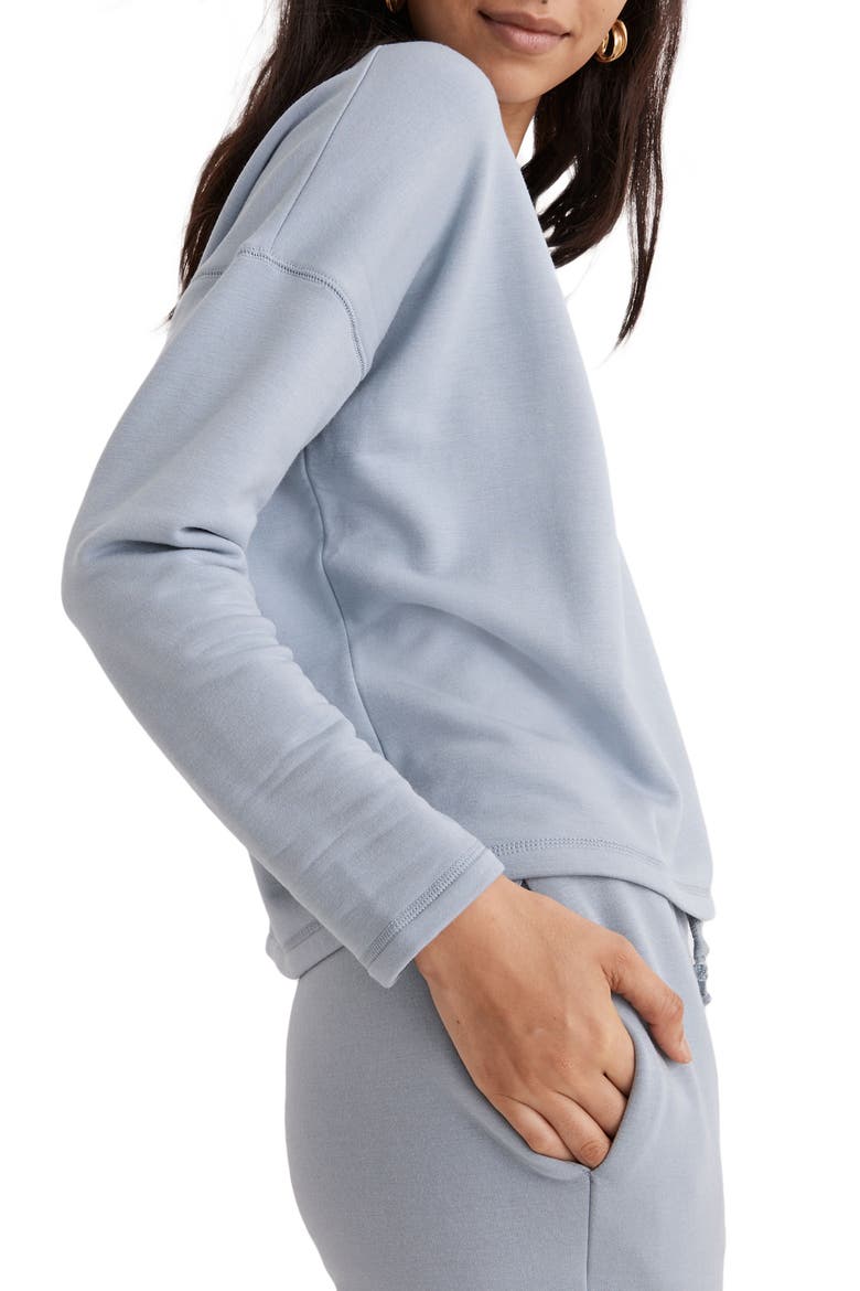 MWL Superbrushed Easygoing Sweatshirt, Alternate, color, TERRACE BLUE